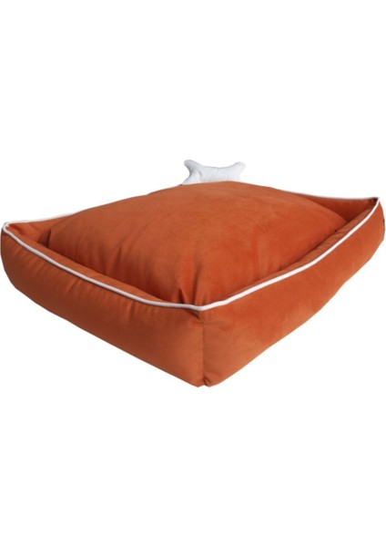 Luxury Miu Tay Tüyü Kedi ve Köpek 15X70X100 cm Turuncu 1 Adet