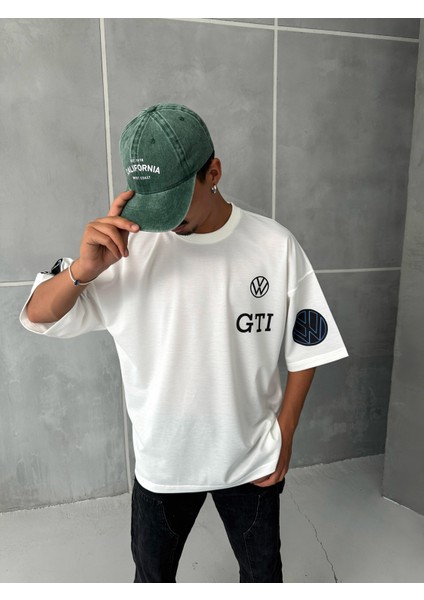 Golf Gtı Baskılı Oversize Unisex T-Shirt fiyatları