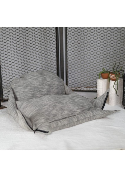 Luxury Grey Kedi Köpek Yatağı 1 Adet