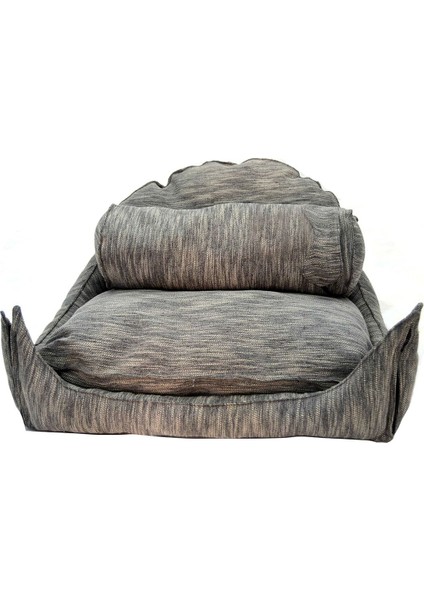 Luxury Grey Kedi Köpek Yatağı 1 Adet