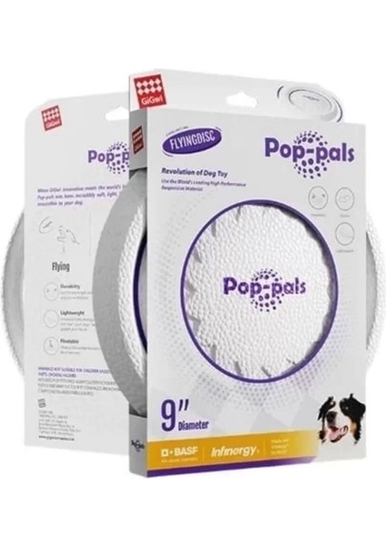 Luxury Uçuş Diski Frizbi Köpek Oyuncağı Small Beyaz 1 Adet