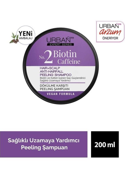 2 Biotin Caffeine Peelıng Şampuan 200 ml