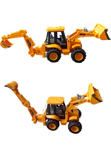 Hareketli Parçalarıyla Gerçekçi Inşaat Deneyimi: Oyuncak Iş Makinası Dozer Kepçe!