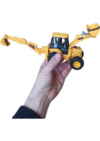 Hareketli Parçalarıyla Gerçekçi Inşaat Deneyimi: Oyuncak Iş Makinası Dozer Kepçe!