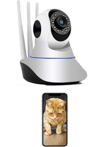 Luxury Evcil Hayvan Izleme Güvenlik Kamerası ve Kedi Köpek Isıtıcı Minder Set 45CMX45CMX5CM 1 Adet indirimleri