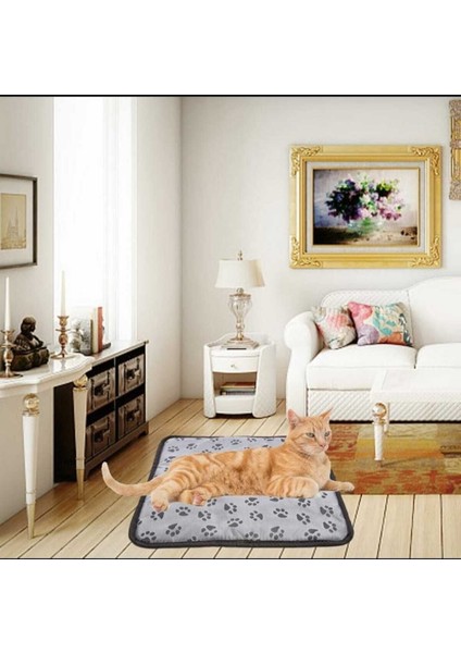 Luxury Elektirikli Kedi Isıtıcı Minder Termostatlı 12 Wolt ile Çalışmaktadır 1 Adet