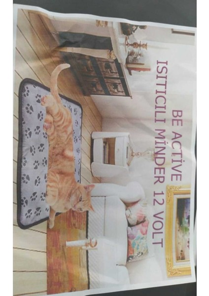 Luxury Elektirikli Kedi Isıtıcı Minder Termostatlı 12 Wolt ile Çalışmaktadır 1 Adet
