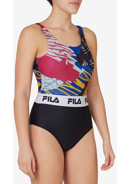 Kadın Mayo Allover Print Onepiece LW411143