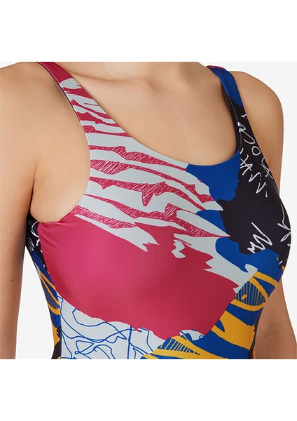 Kadın Mayo Allover Print Onepiece LW411143 modelleri