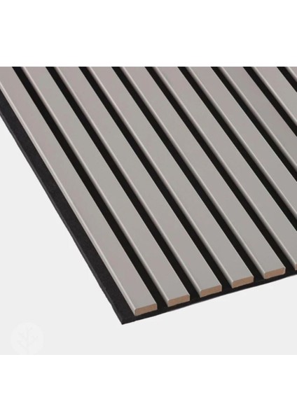 Akustik Duvar Paneli / 60X280 / Antrasit / 3 mm Keçe / 6 mm Çıta