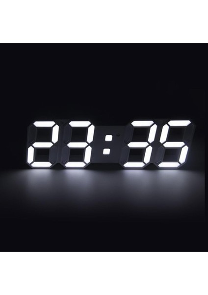 Yeni Nesil Dekoratif Dijital LED Saat - Masa, Duvar Saati-Çalar Saat-Takvim-Termometre Özellikli