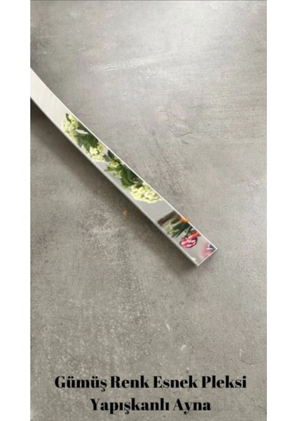 Kendinden Yapışkanlı Şerit Pleksi Ayna 4CM*240CM (1 Adet)