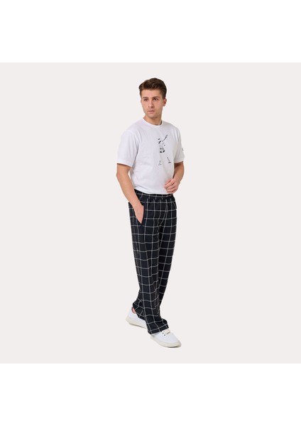 Eşofman Altı Check Allover Print SU411117