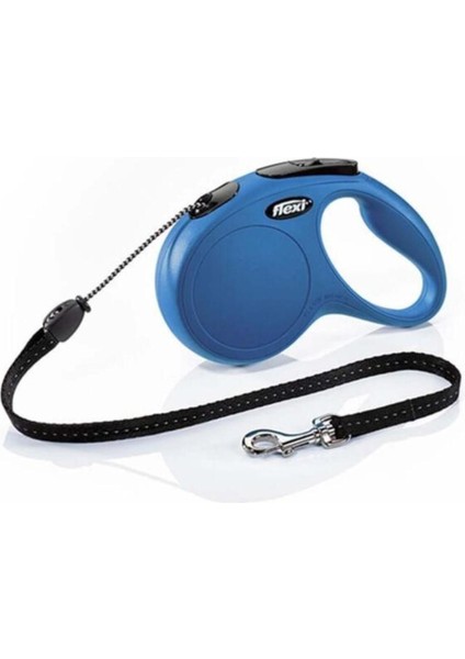 Luxury Flexi New Classic Ip Otomatik Köpek Gezdirme Tasması Medium Mavi 5 mt - 235-102003M - Petshopundan 1 Adet