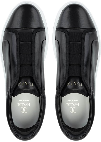 Erkek Deri Siyah Sneakers & Spor Ayakkabı 510 FU1325A Erk Ayk Y25 Nero indirimleri