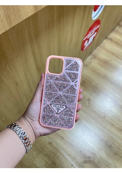 Apple iPhone 12 / 12 Pro Uyumlu Taşlı Şık Tasarımlı Telefon Kılıfı