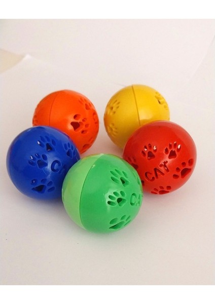 Luxury 5 Adet Pati Desenli Zilli Kedi Topu 1 Adet fiyatları