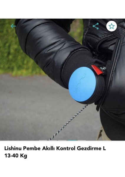 Luxury Pembe Bunge Akıllı Kon Gezdirme L 13-40KG 1 Adet