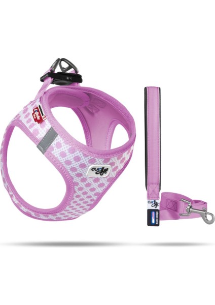 Luxury Genç Kadın Girişimci'den,'vest Göğüs Tasma Air-Mesh Pembe-Puantiye 2xs 1 Adet