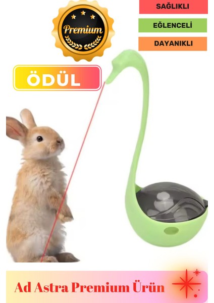 Luxury Trend Ürün Kuğu Şeklinde Lazerli Mama Saklama Bölmeli Dayanıklı Kedi Köpek Evcil Hayvan Oyuncağı 1 Adet fiyatları