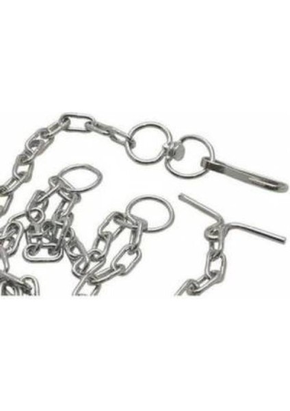Luxury Zincir Tasma Köpek Bağlama Zinciri Köpek Zinciri 4mm Cılbır Zincir 5 Adet 200CM 1 Adet