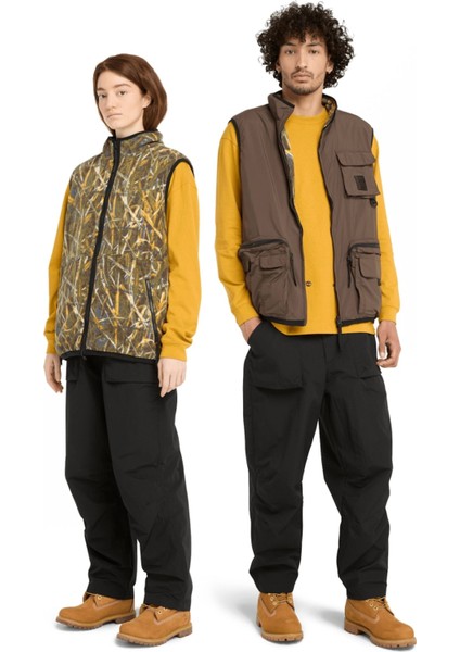 Reversıble Utılıty Vest + Aop