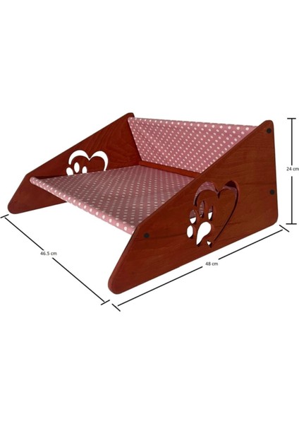 Luxury Sultan %100 Doğal Ahşap Kedi Hamağı 1 Adet