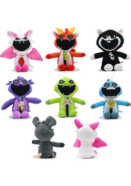 8 Parçalı Setnightmare Critters Oyuncak Peluş Bebekler (Yurt Dışından)