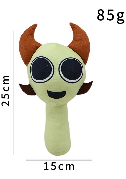 25 cm Sprunki Incredibox Ritim Kutusu Oyuncak Peluş Bebekler (Yurt Dışından)