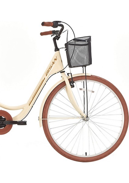 Sorrento-S Şehir Bisikleti 44 cm V 28 Jant 7 Vites Krem Gold fiyatları