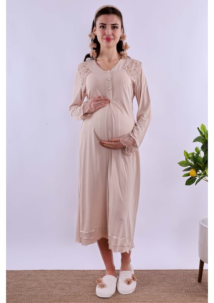 Kahverengi Hamile Lohusa Set BYL224262