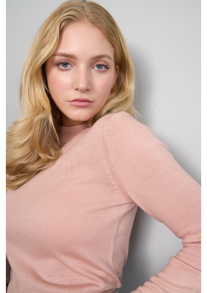 Miyamira 2254 Dik Yaka Pudra Triko modelleri