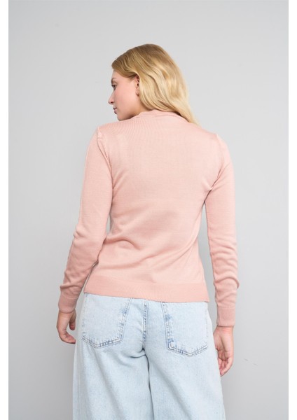 Miyamira 2254 Dik Yaka Pudra Triko fırsatları