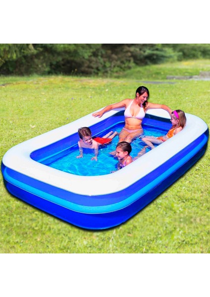54006 şişme büyük havuz 262x175x51 cm havuz örtüsü ve pompa modelleri
