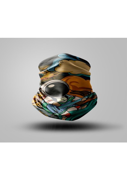 Motosiklet Galaxy Unisex Buff Maske Outdoor Boyunluk Bandana