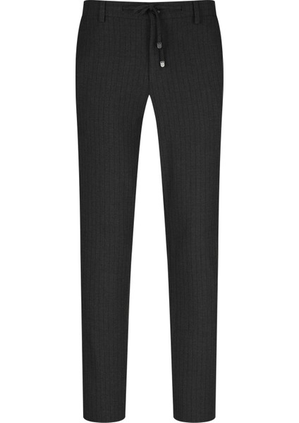 Antrasit Rahat Kesim Yandan Cepli Jogger Pantolon