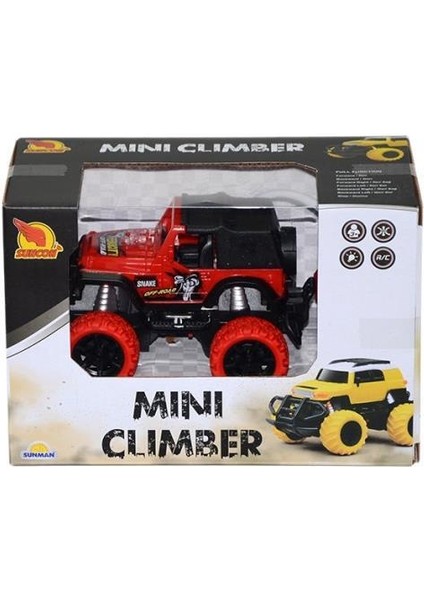 2719 1:43 Uzaktan Kumandalı Işıklı Mini Jeep 12 cm