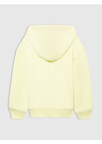 Kız Çocuk Sarı Gap Logo Relaxed Fransız Havlu Kumaşı Sweatshirt