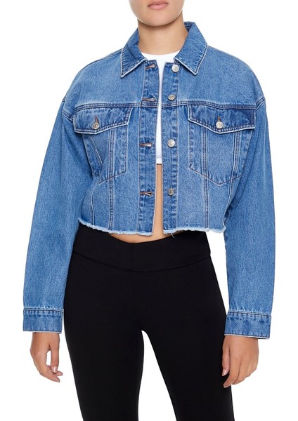 F21 Crop Kot Ceket