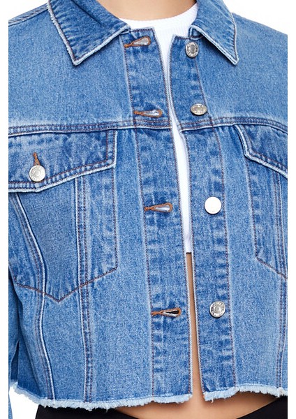 F21 Crop Kot Ceket