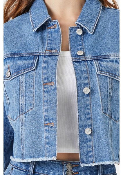 F21 Crop Kot Ceket