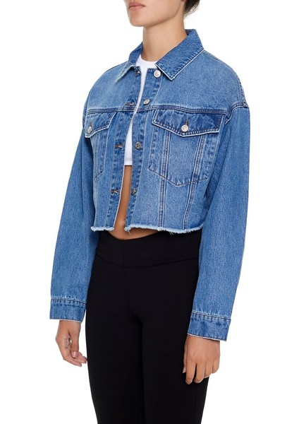F21 Crop Kot Ceket