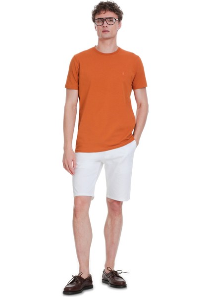 Tarçın Regular Fit Bisiklet Yaka Pamuklu Tişört fiyatları