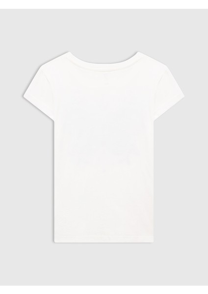 Kız Çocuk Beyaz Gap Logo T-Shirt fiyatları
