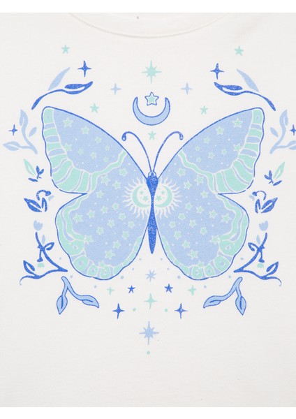 Kız Çocuk Beyaz Gap Logo T-Shirt modelleri