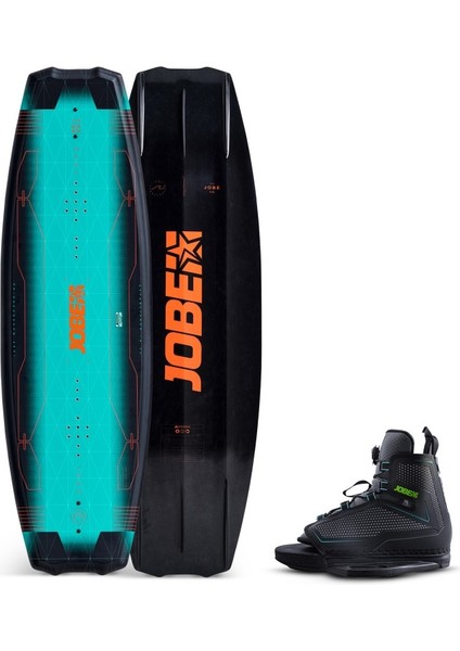 Logo Wakeboard Takımı 138CM Yeşil Ayak:40-45