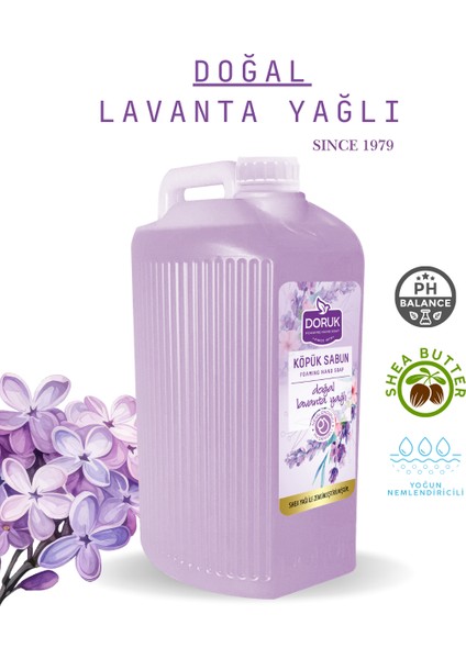 Doğal Lavanta Yağlı Köpük Sabun5 lt