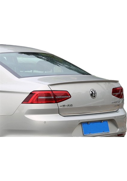 Volkswagen Passat B8 B8,5 (2014 - 2022) Sport Parlak Siyah Spoiler (Plastik)