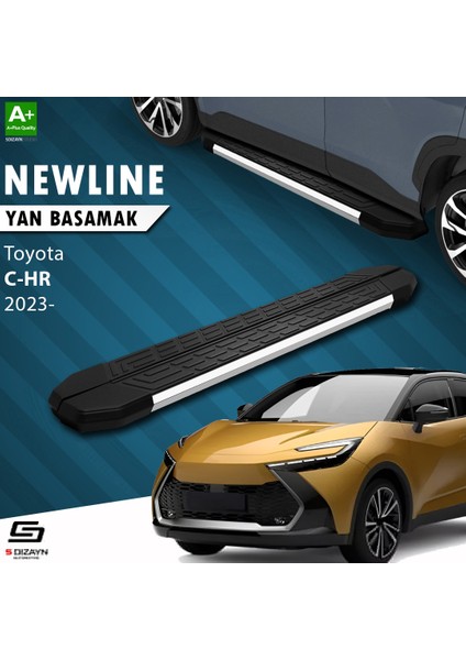 Toyota C-Hr 2 Newline Krom Yan Basamak 173 cm 2023 Üzeri A+ Kalite