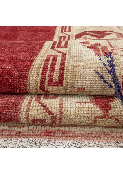Halia Kırmızı Vintage Yün Halı 191 x 349 cm fırsatları